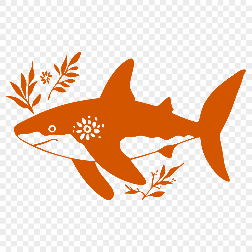 Stunning Shark Decal - Free PNG