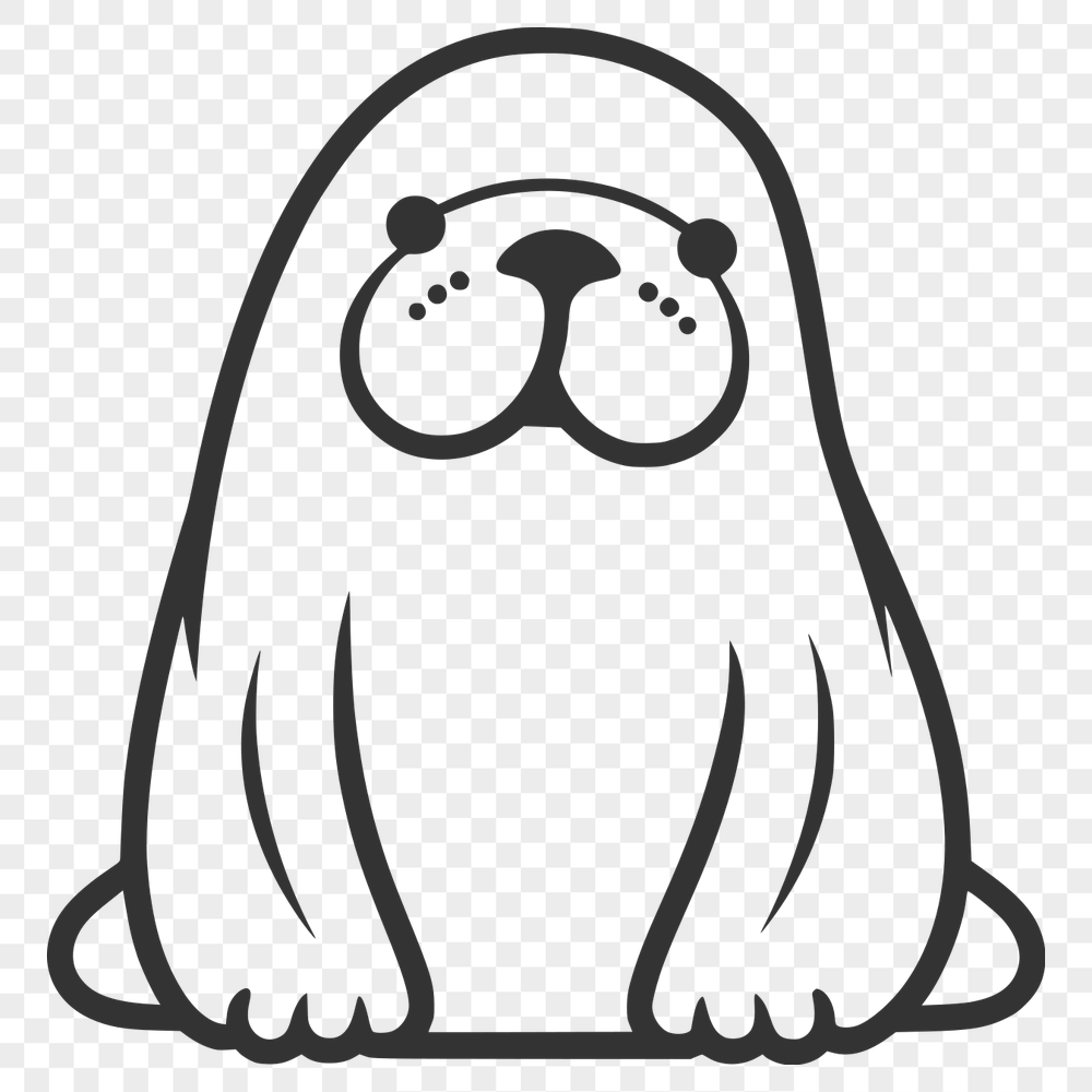 Creative Sea Lion SVG