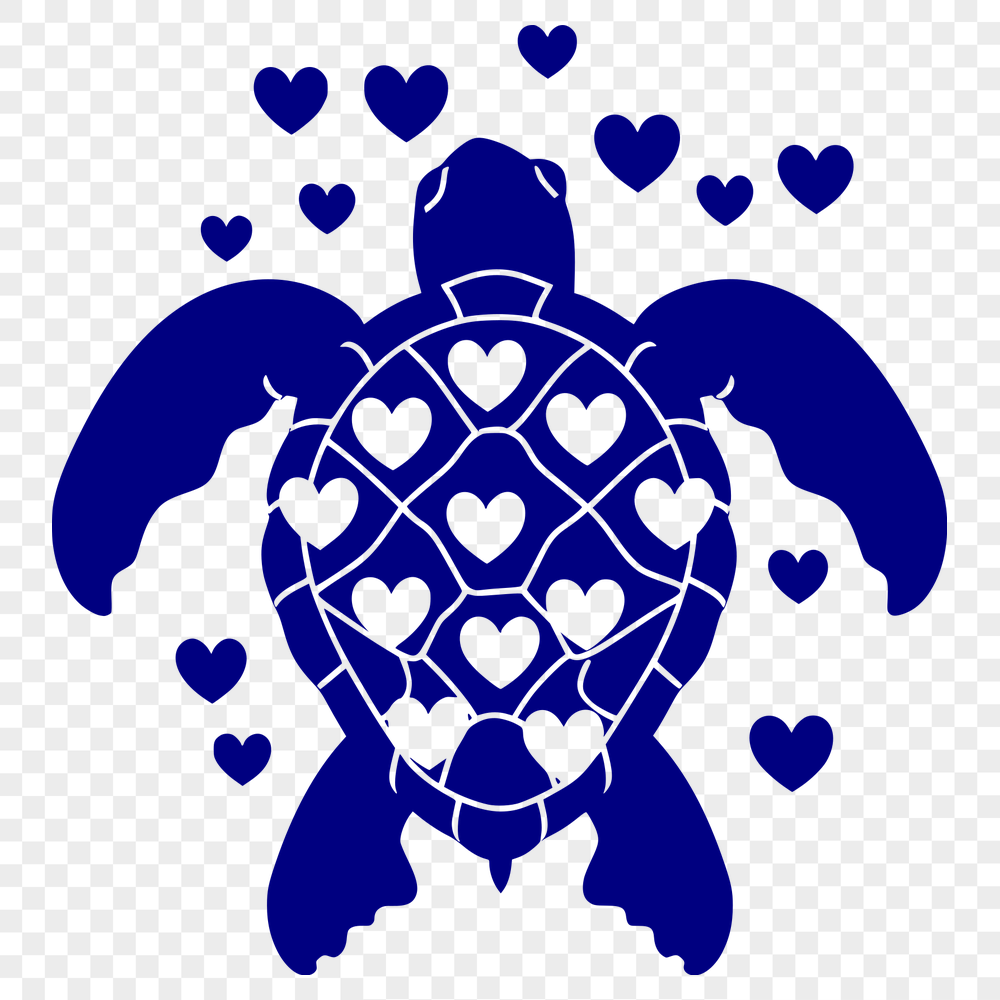 Beautiful Sea Turtle Decal