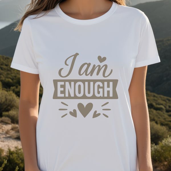 Boost Self Confidence with Beautiful SVG Quote Art SVG quote design emphasizing self-worth and confidence for various digital applications.