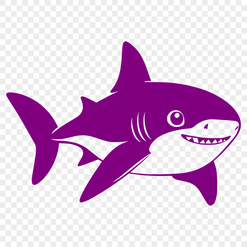 Beautiful Shark In DXF For Free Download