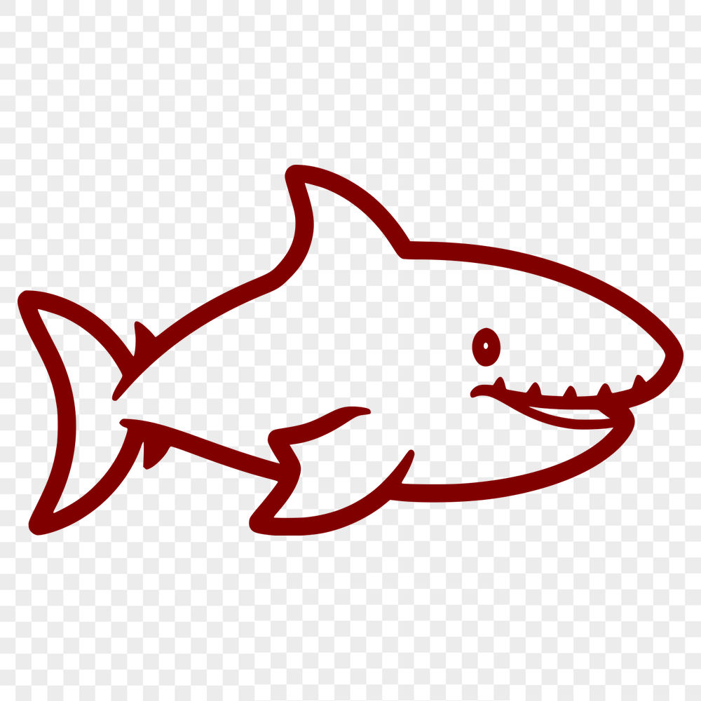 Beautiful Shark SVG