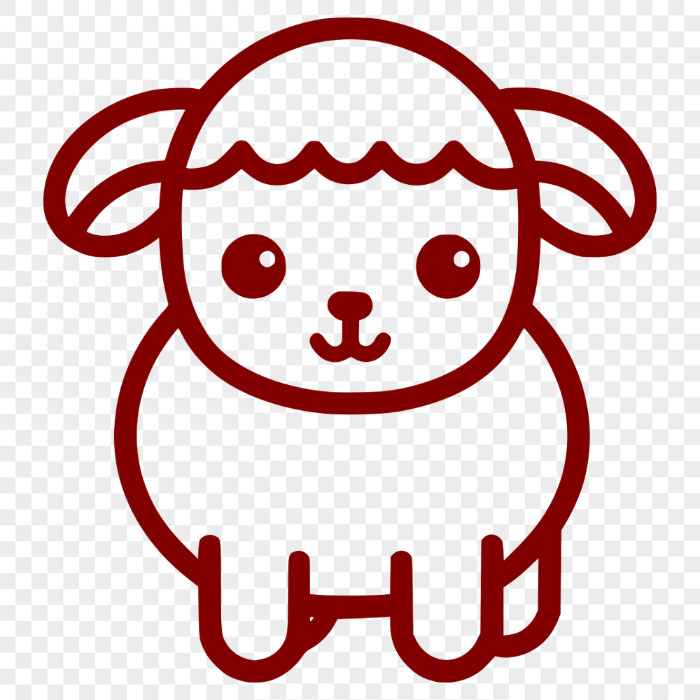 Free Free Sheep Digital Art