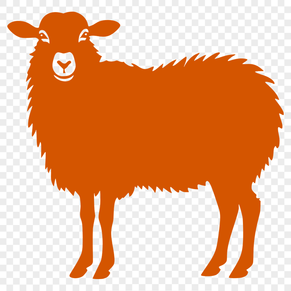 Free Unique Sheep Vector Illustration