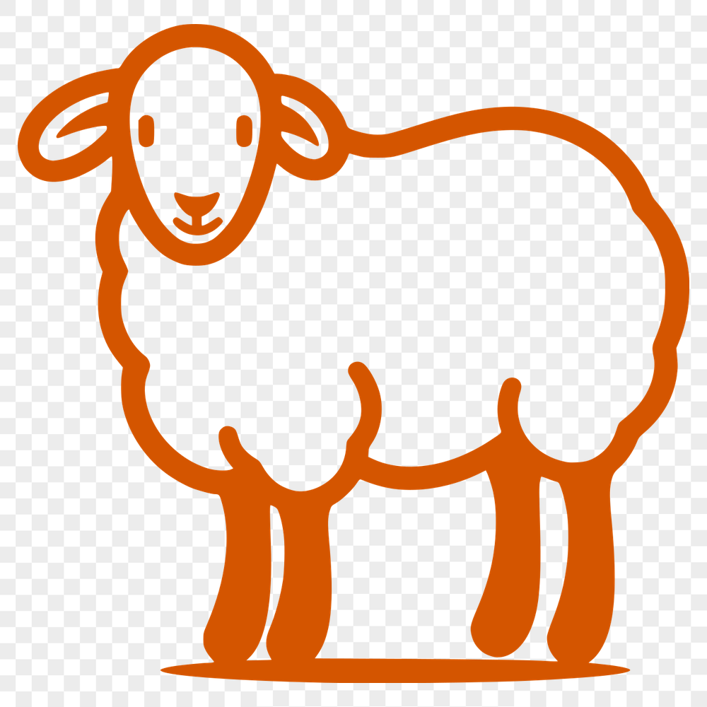 Stunning Sheep PNG