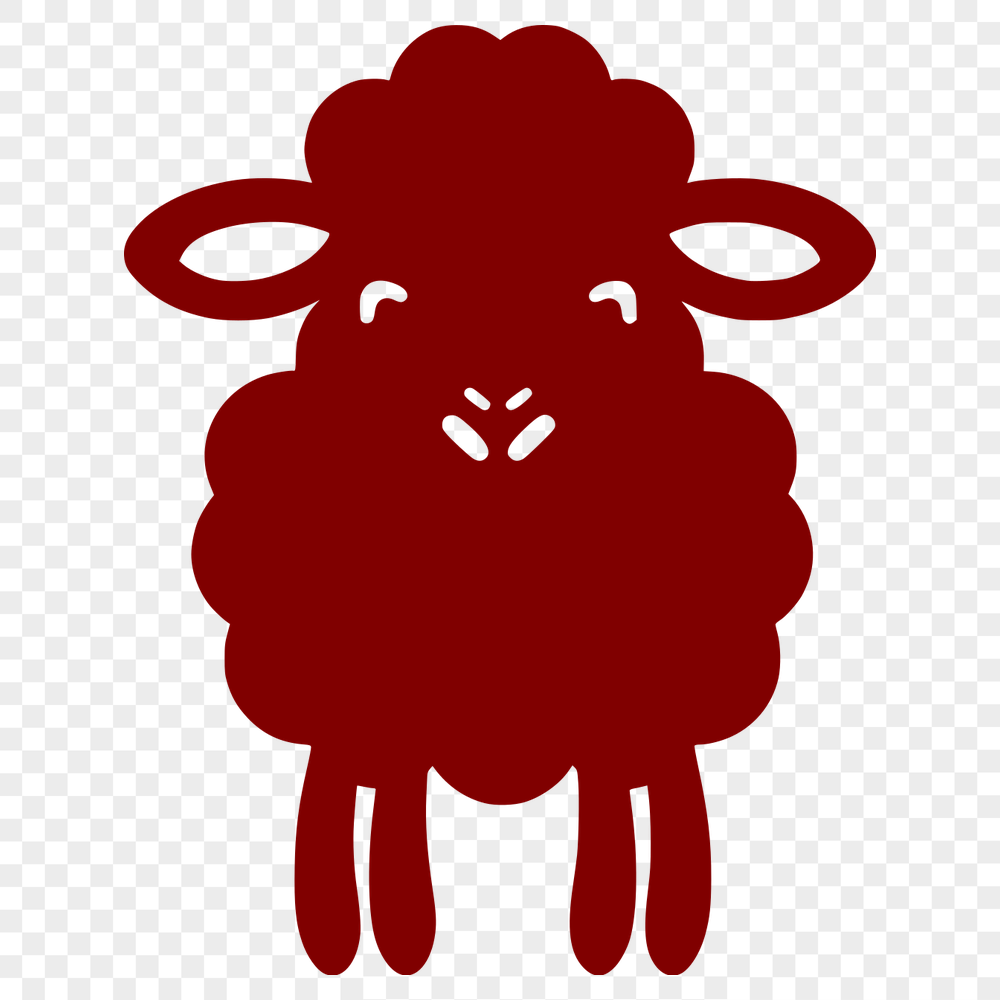 Stunning Sheep Vector Craft File