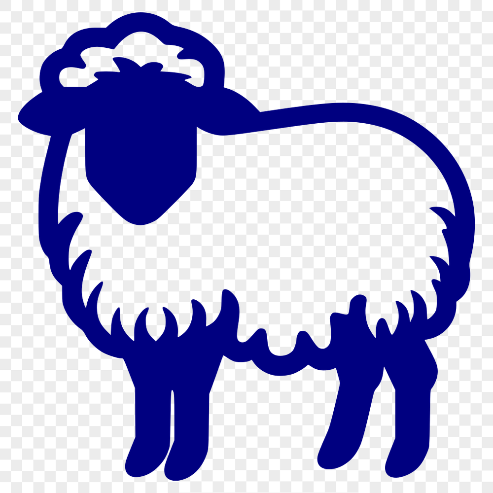 Free Unique Sheep Drawing