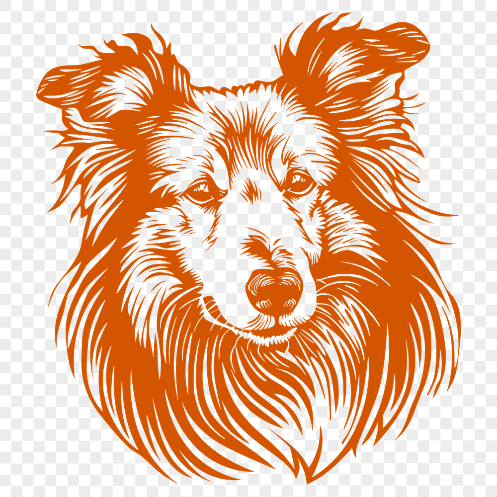 Free Unique Shetland Sheepdog Design