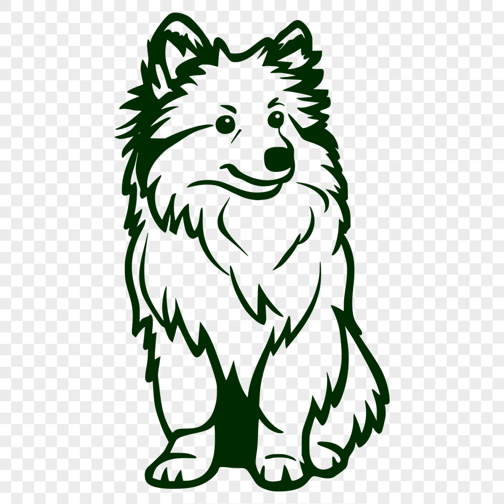 Unique Shetland Sheepdog Template