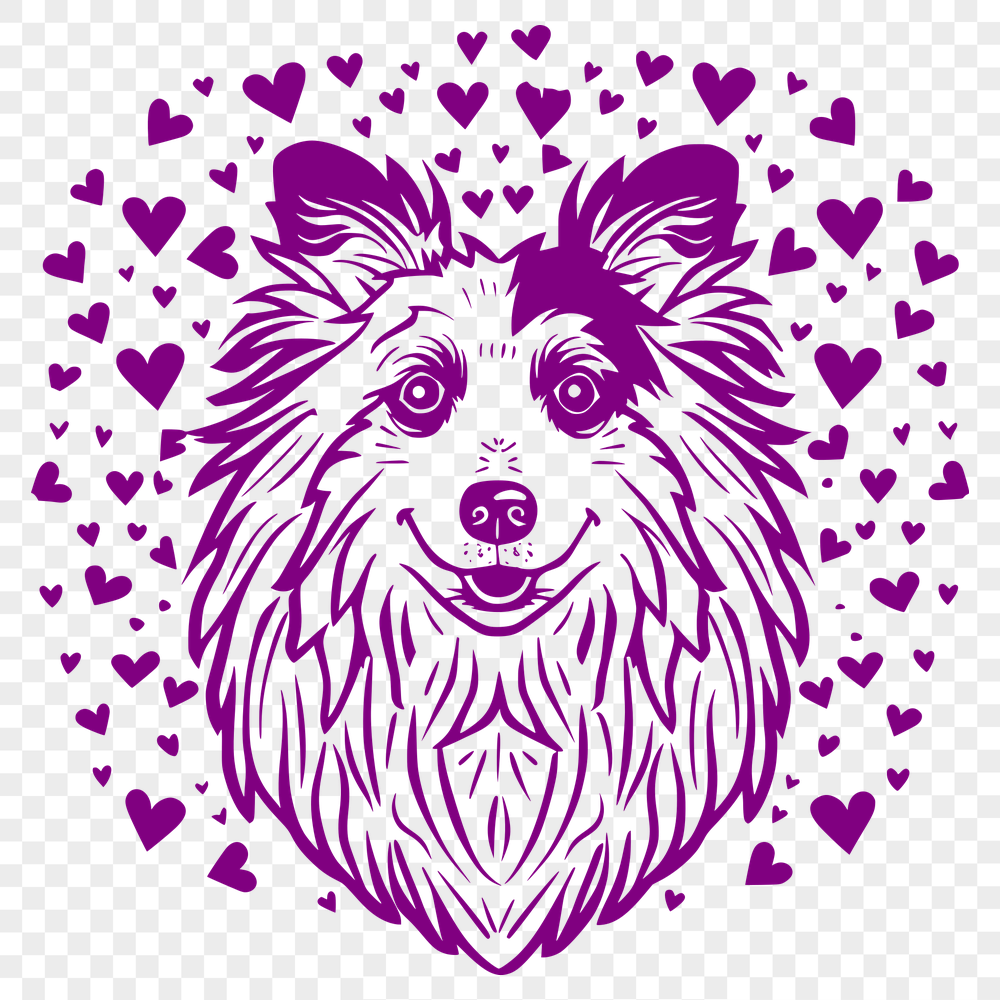 Unique Shetland Sheepdog - For Sublimation Project