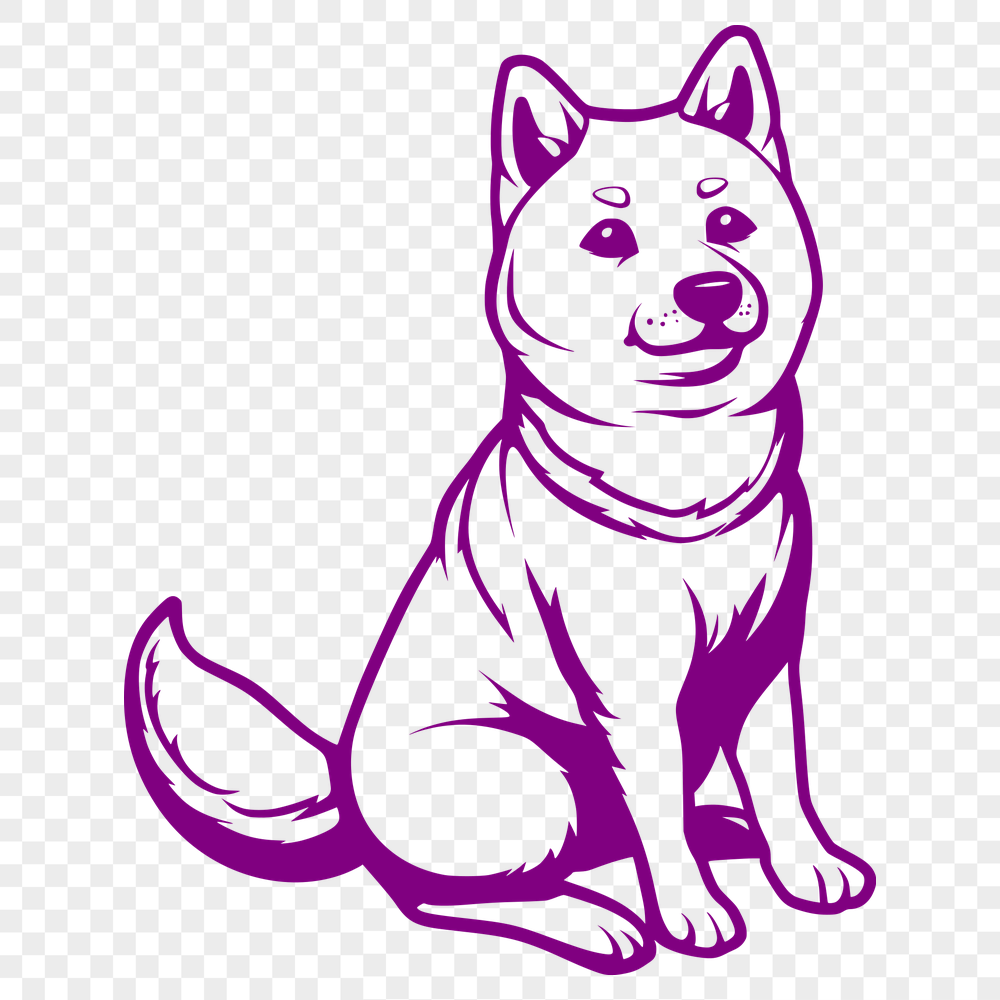 Creative Shiba Inu Decal