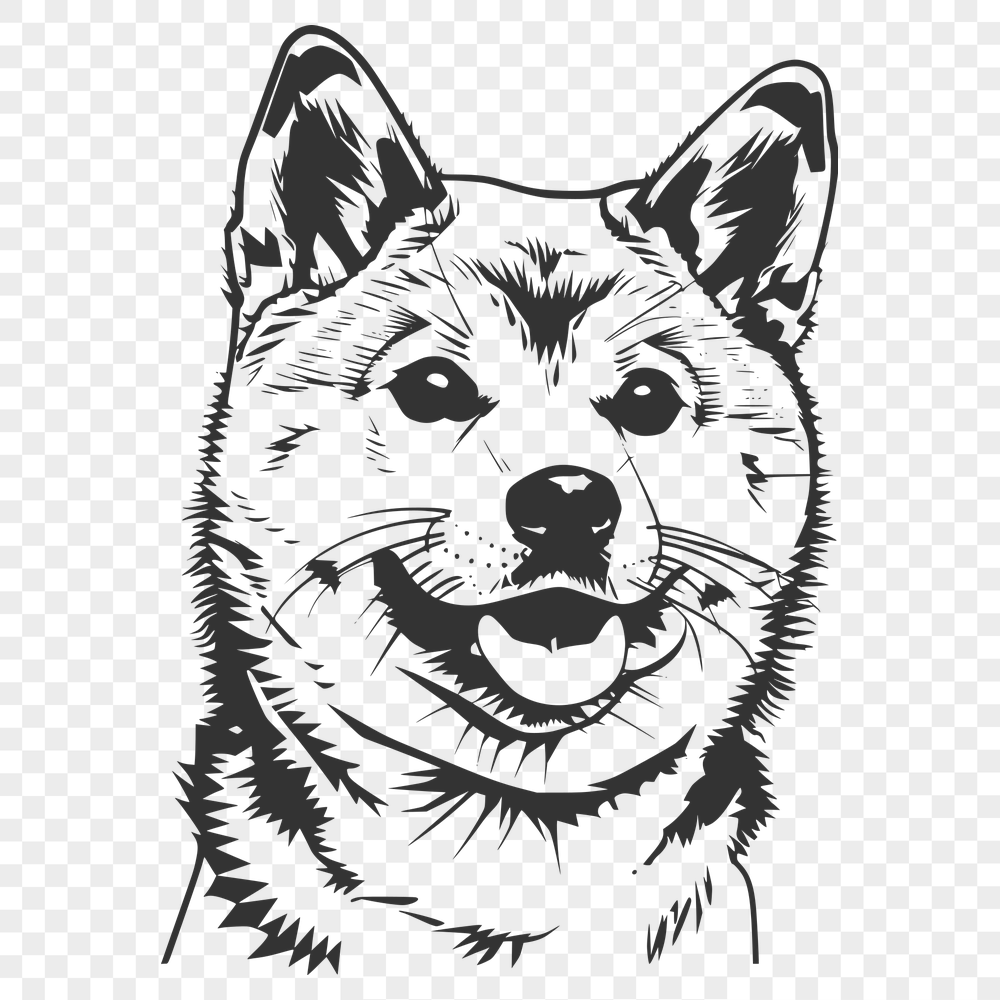 Free Unique Shiba Inu Clip Art