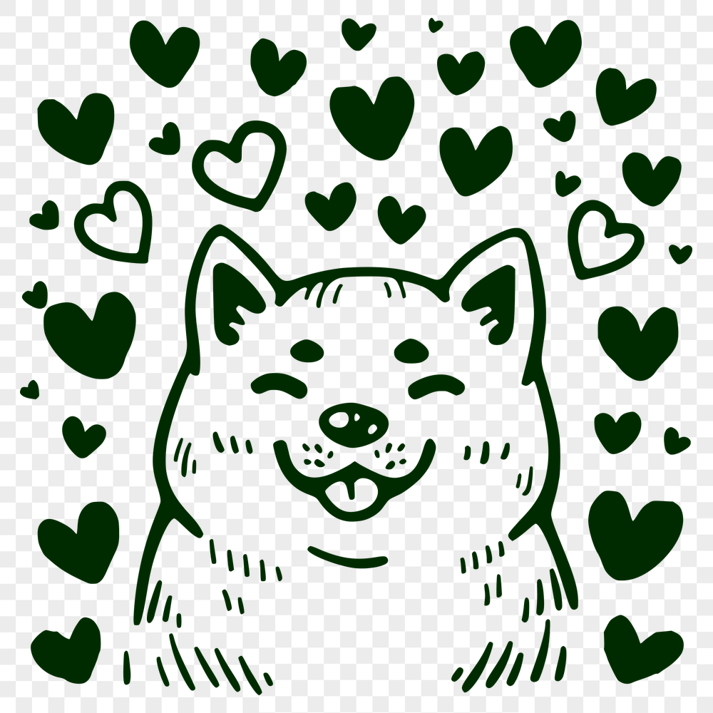 Free Creative Shiba Inu Printable Image