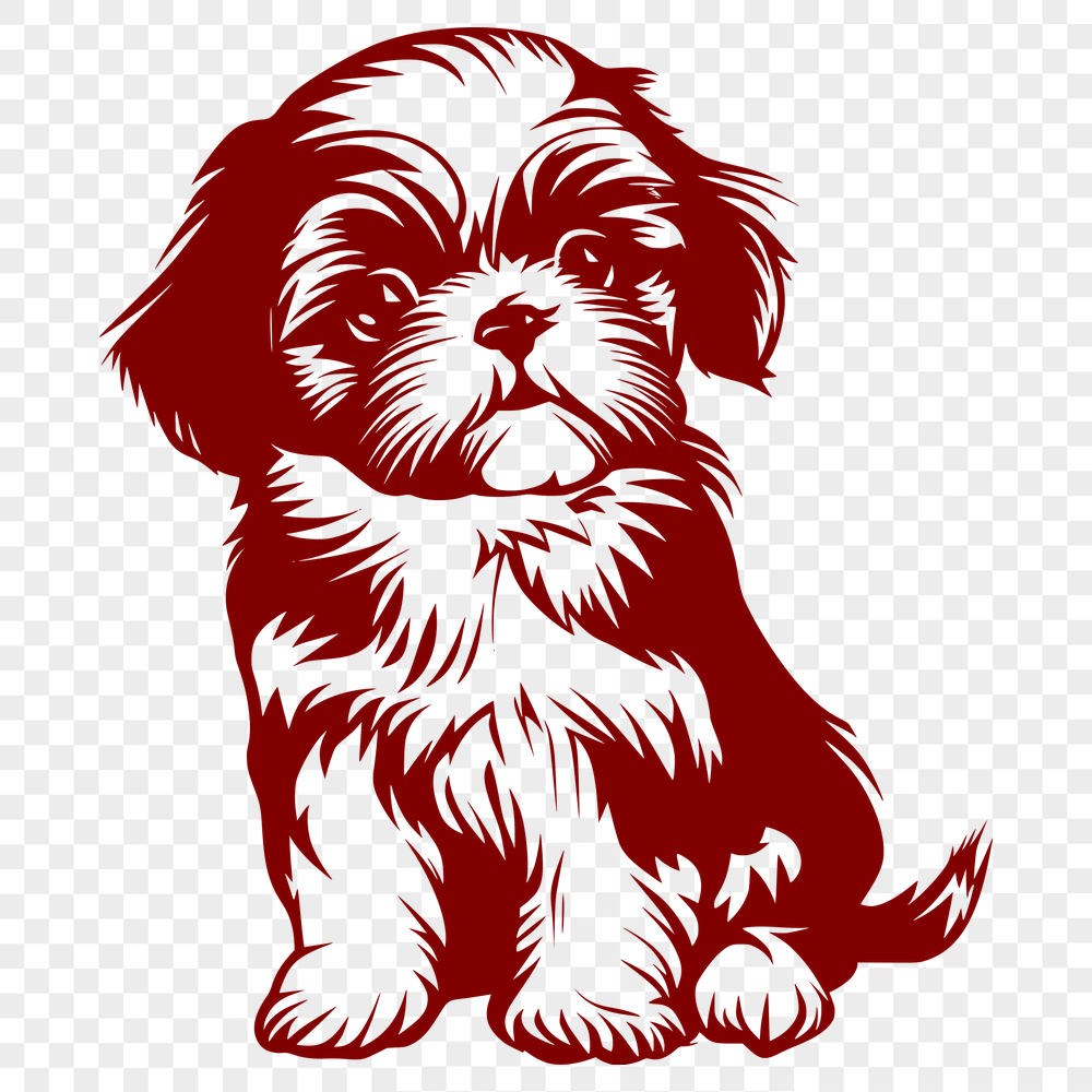 Unique Shih Tzu Clip Art