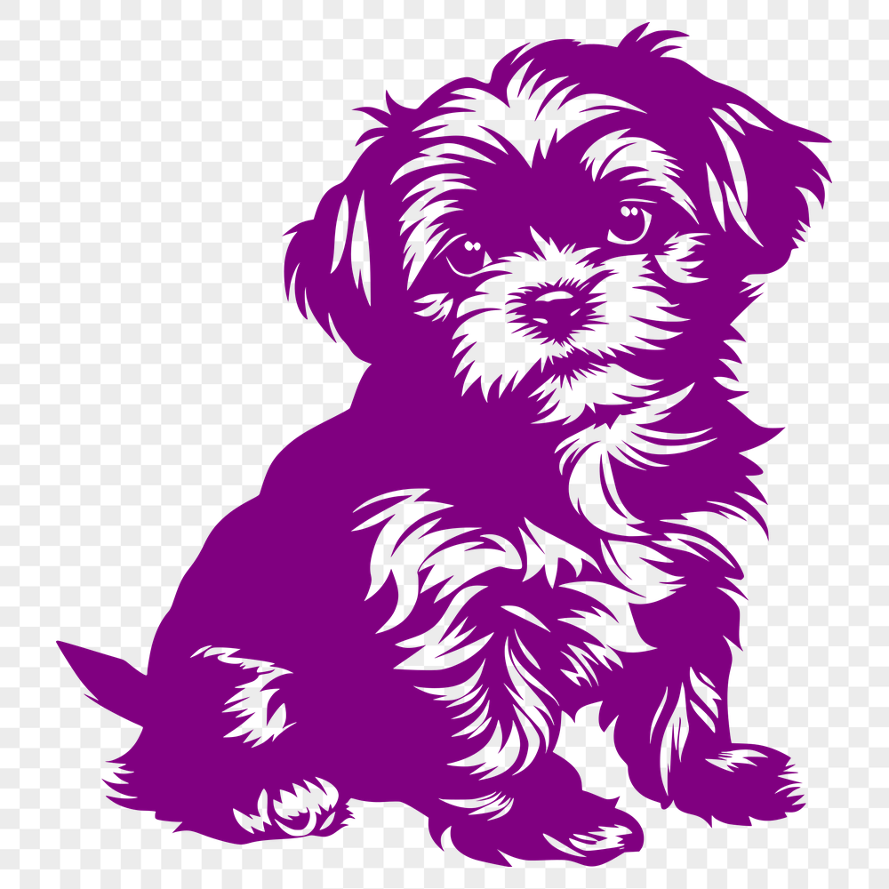 Free Artistic Shih Tzu Decal