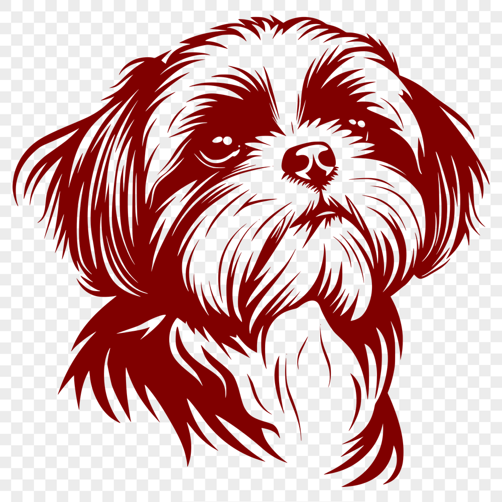 Free Free Shih Tzu Decal