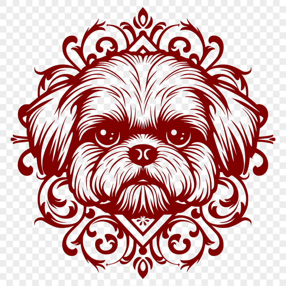 Beautiful Shih Tzu Template