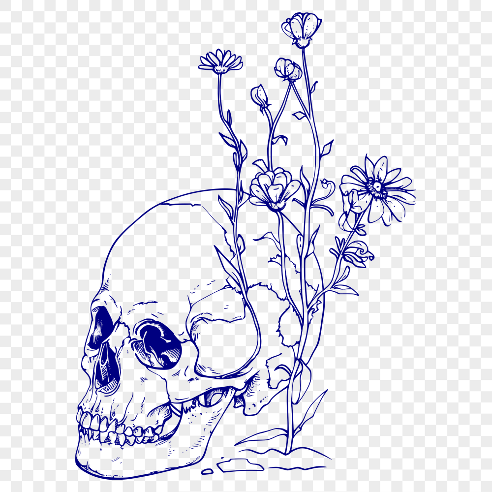 Unique Skull Printable Image