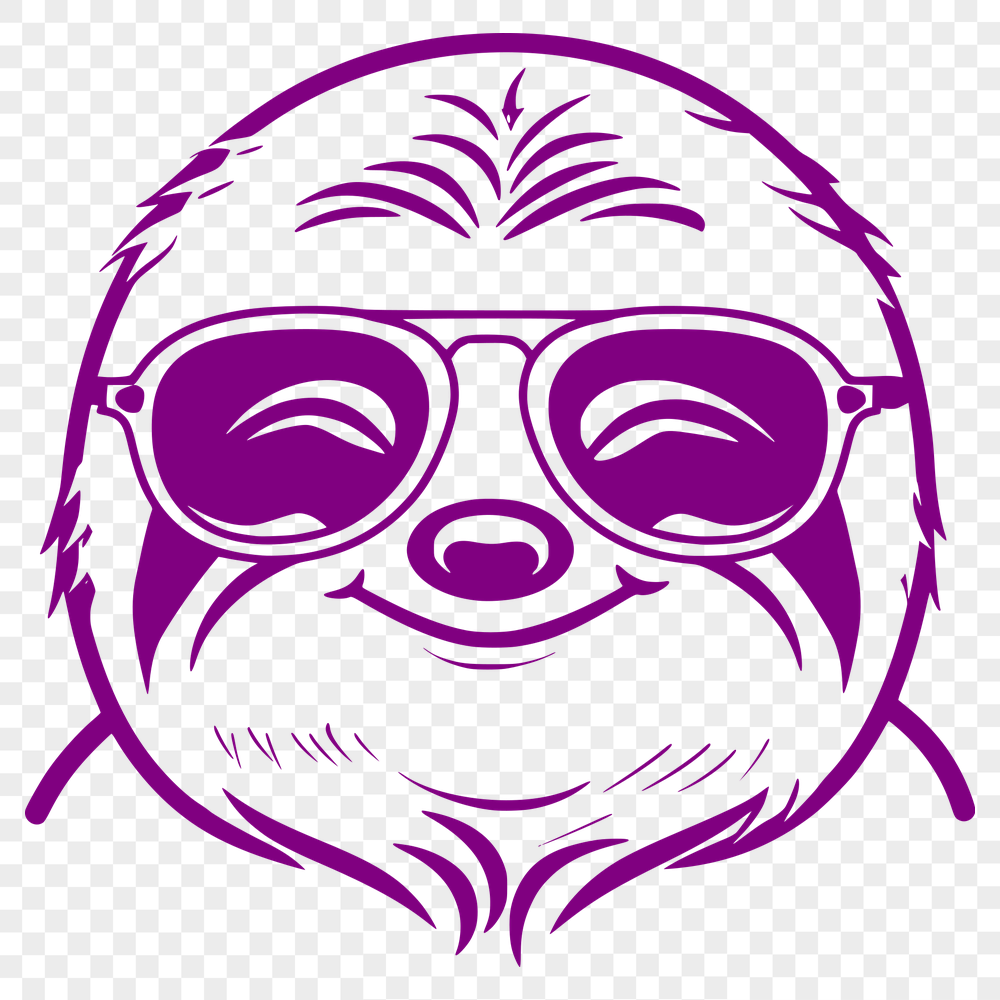 Creative Sloth PNG