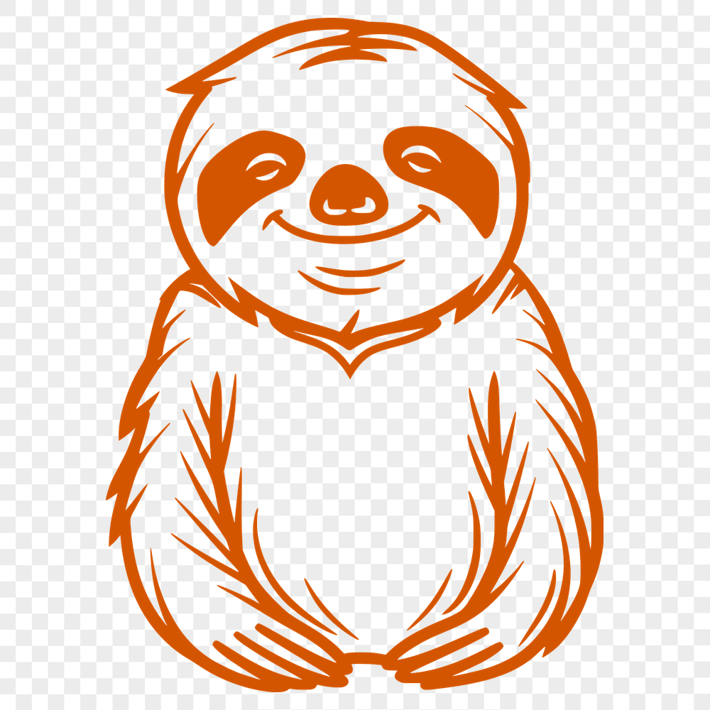 Free Stunning Sloth Design