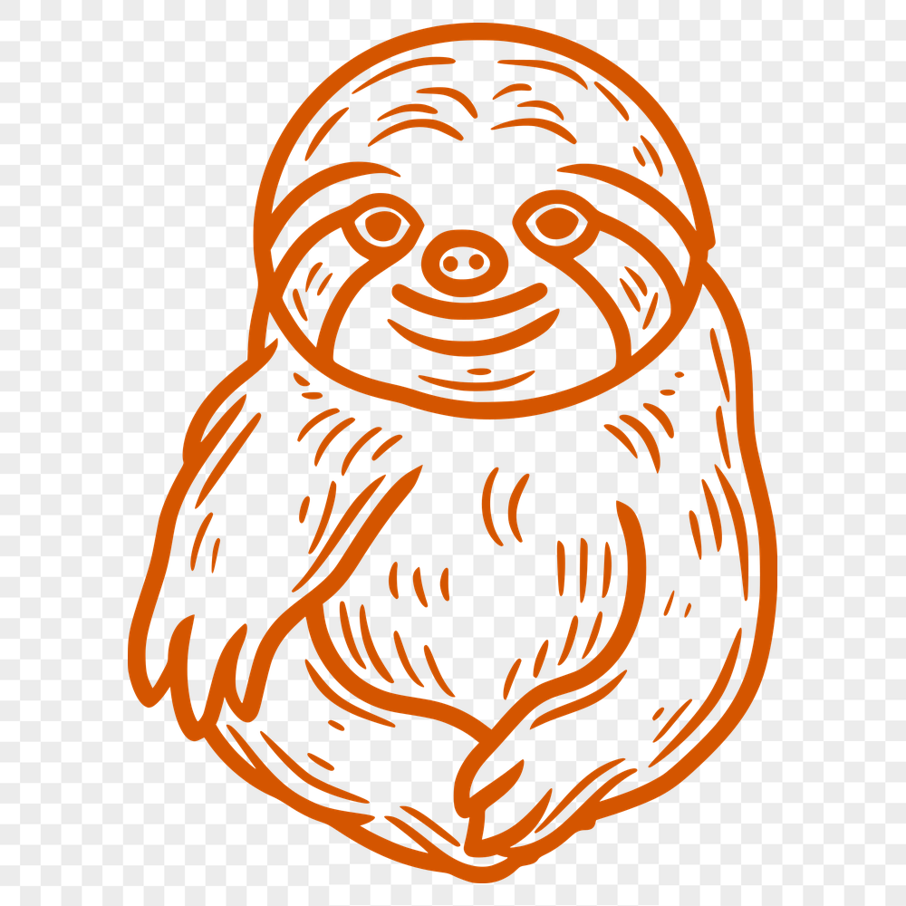 Creative Sloth - For Laser Engraver Project