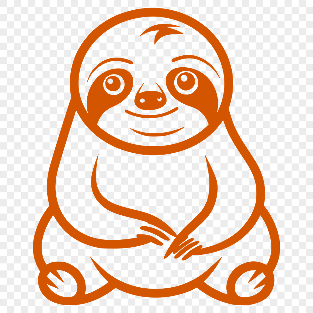 Free Stunning Sloth Artwork