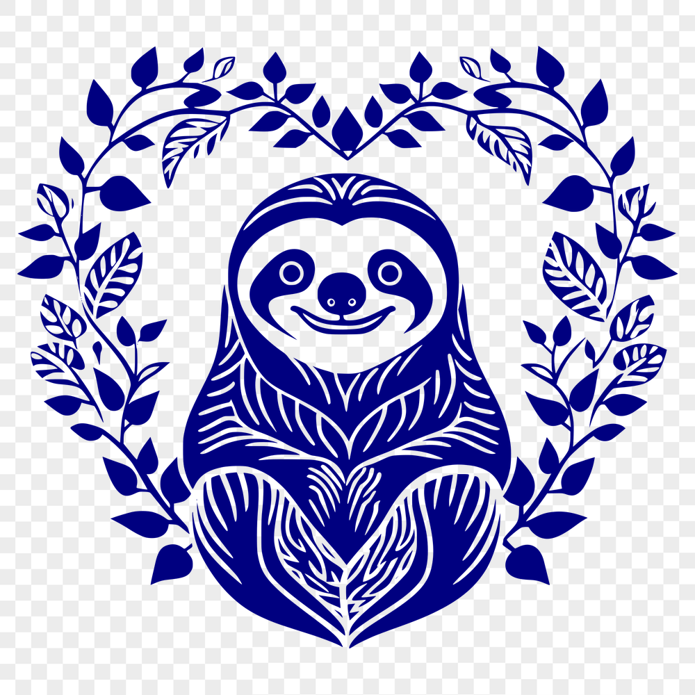 Creative Sloth SVG