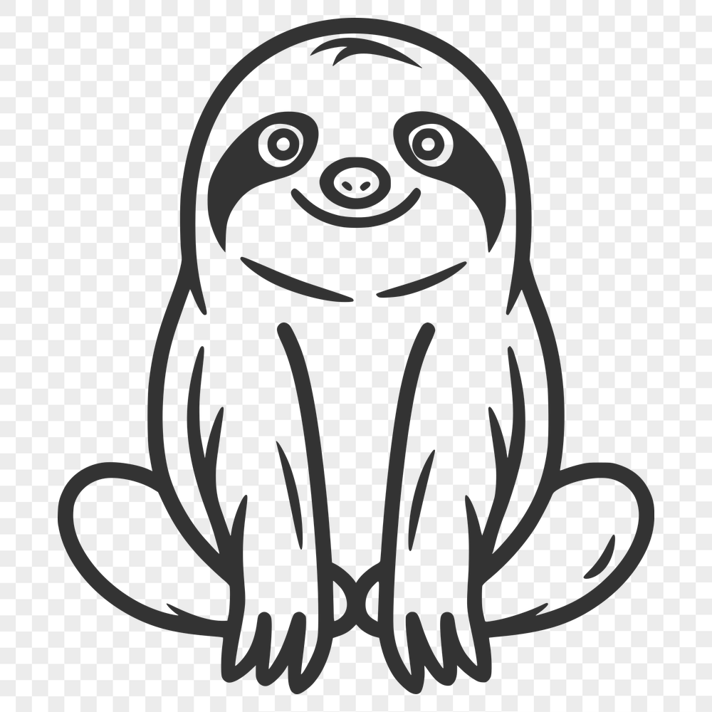 Artistic Sloth - For Laser Project