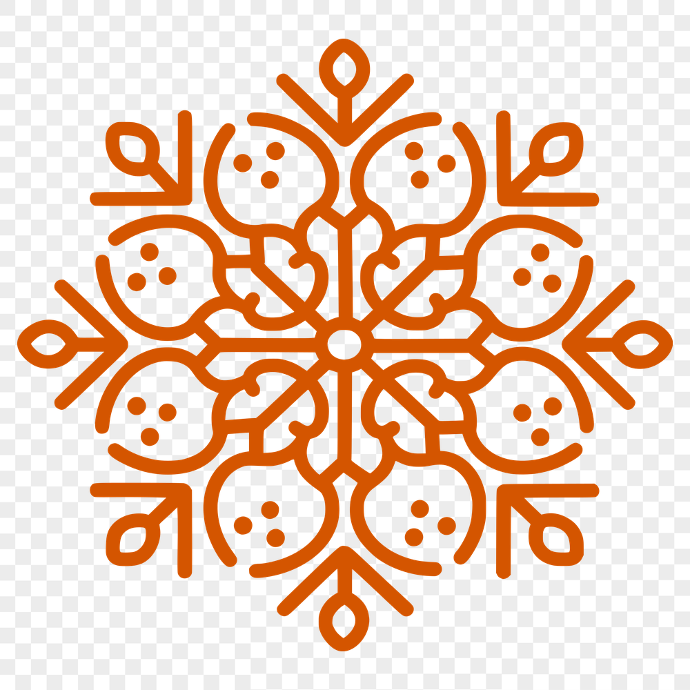 Unique Snowflake SVG, PNG, PDF And DXF Files