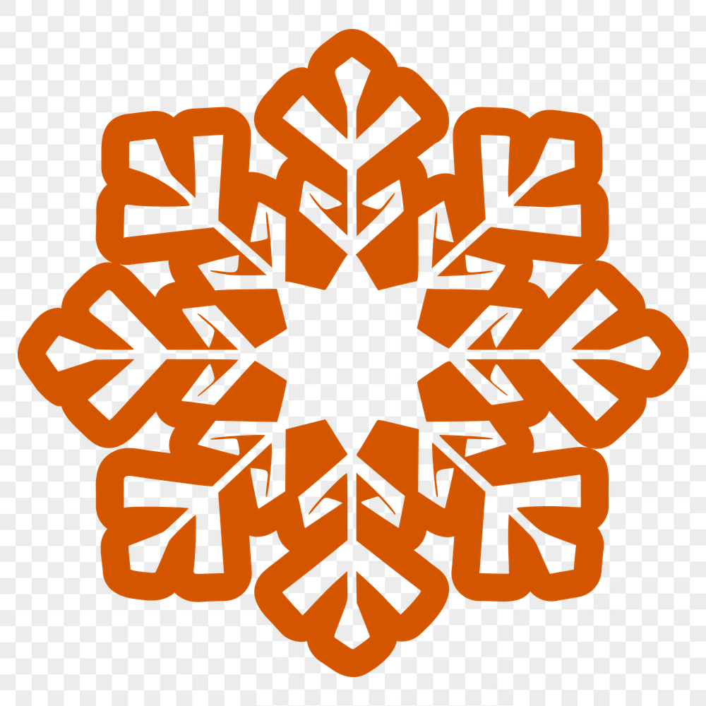 Beautiful Snowflake - Winter DXF