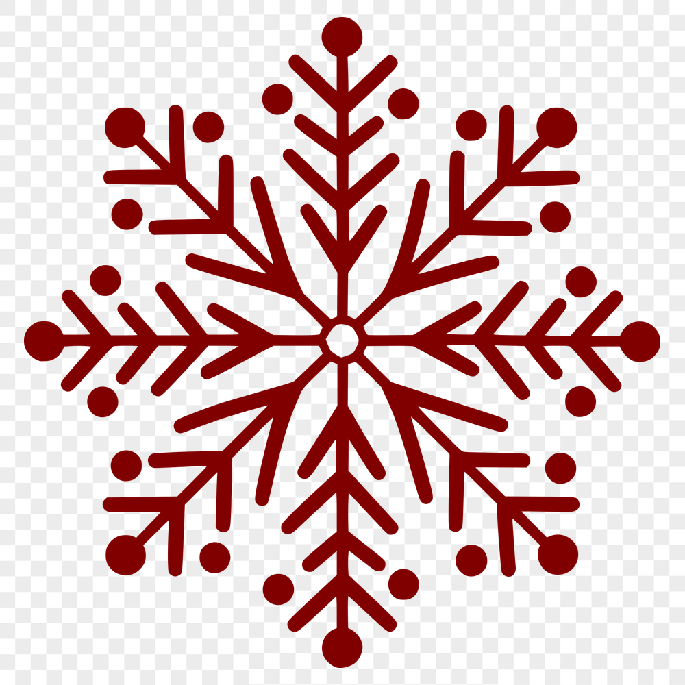 Artistic Snowflake - SVG Format