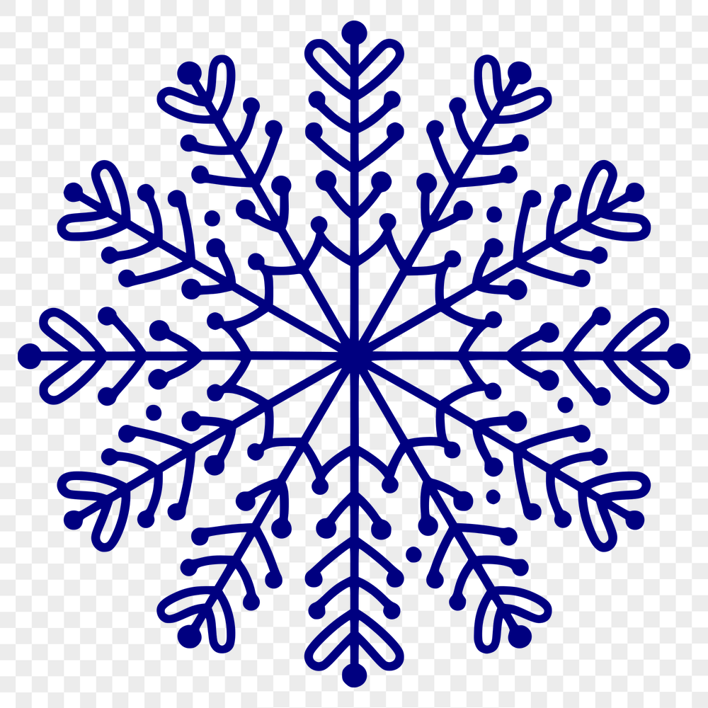 Creative Snowflake - Glowforge PNG