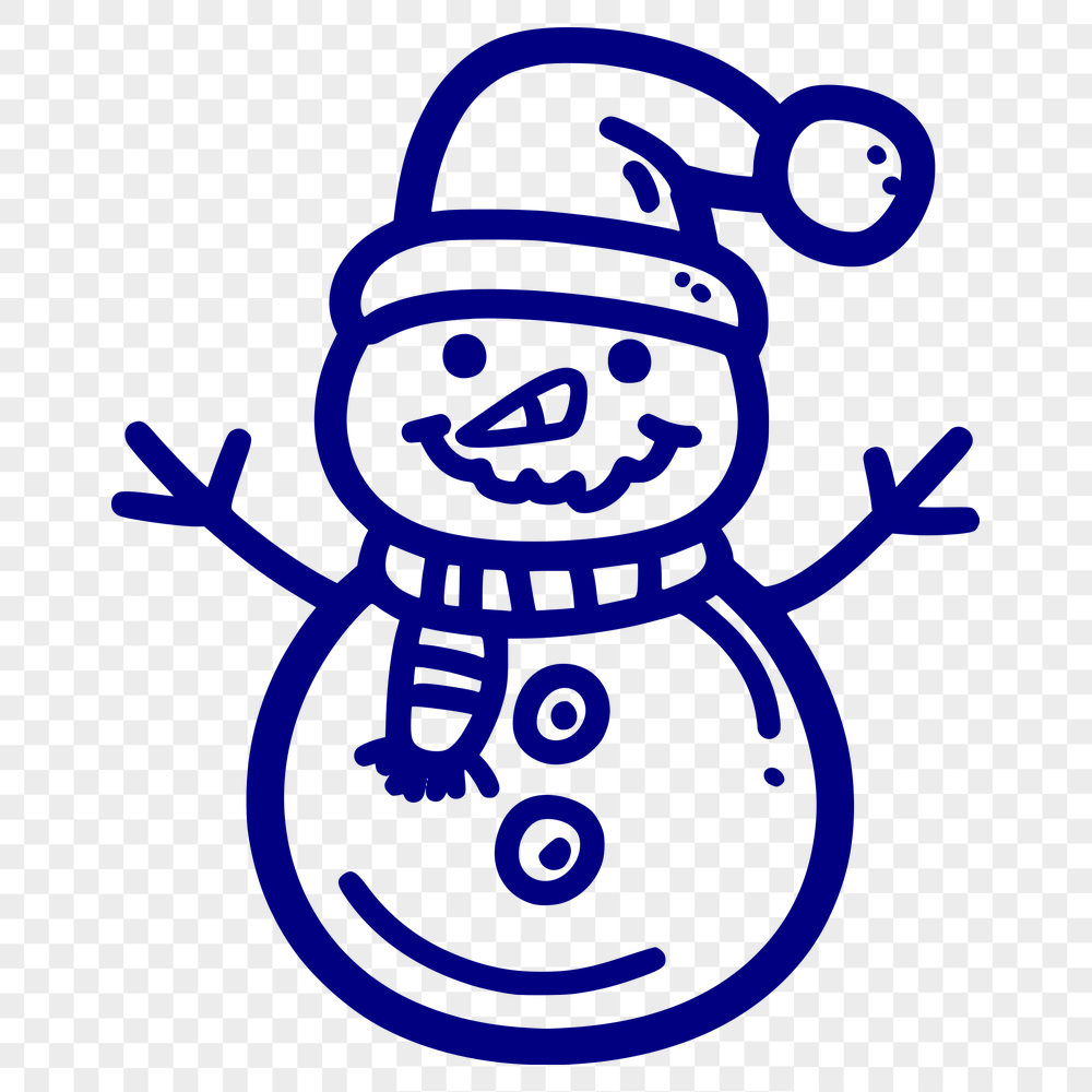 Unique Snowman Vector Craft File