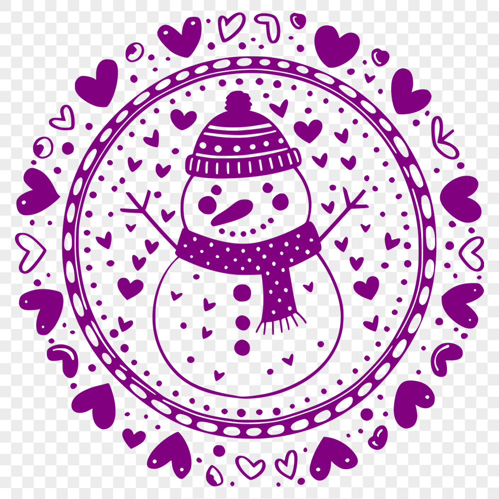 Creative Snowman Printable Artwork