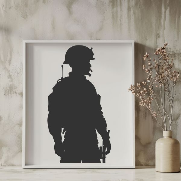 Hero in Uniform Military personnel engaged in a profession of defense and service.