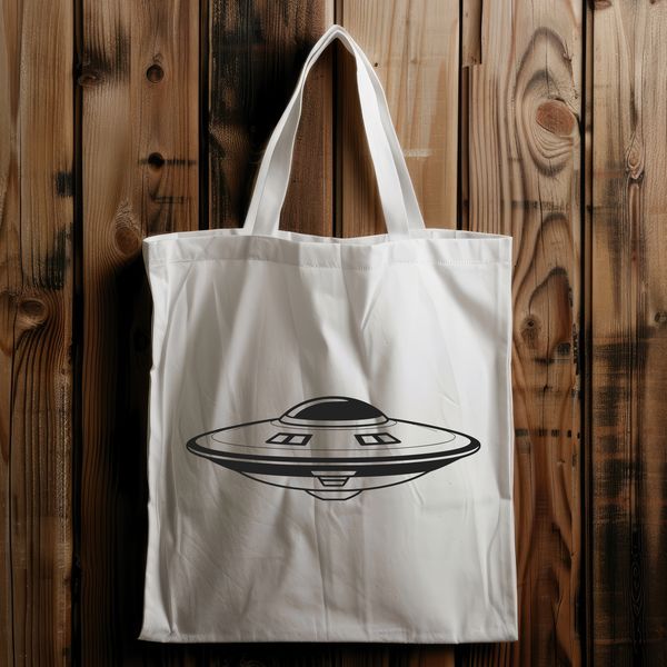 Cosmic Vector Design Free Download A stylized vector illustration of a futuristic spaceship in outer space.