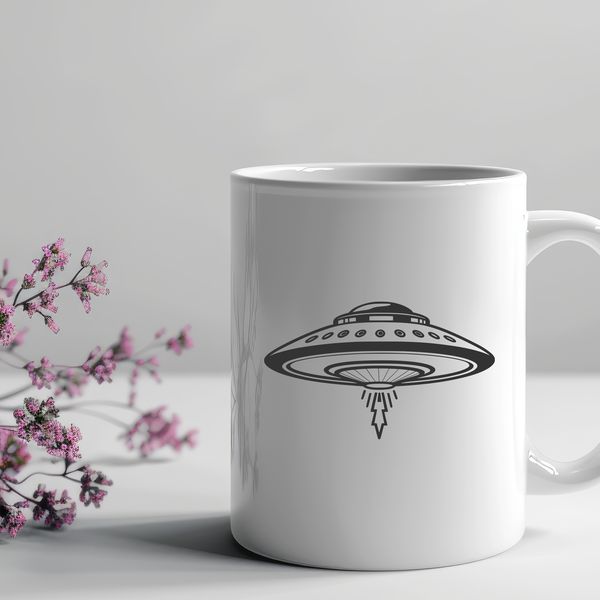 Futuristic Spacecraft Vector Graphics Spacecraft illustration in vector format, ideal for graphic design projects.