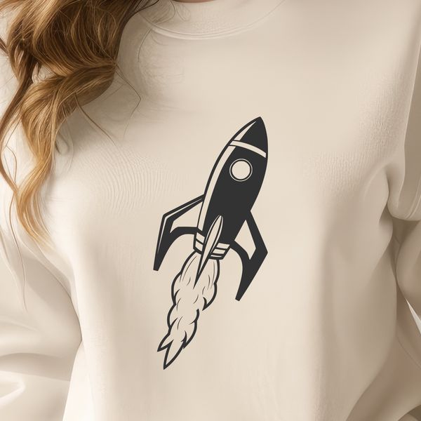 Futuristic Spaceship Vector Art A futuristic spaceship illustration designed as vector art for commercial or personal use.