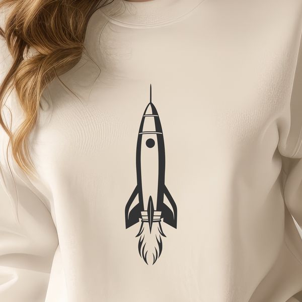 Vector Graphic Design Spaceship Detailed vector illustration of a futuristic spacecraft with multiple engines and control panels.