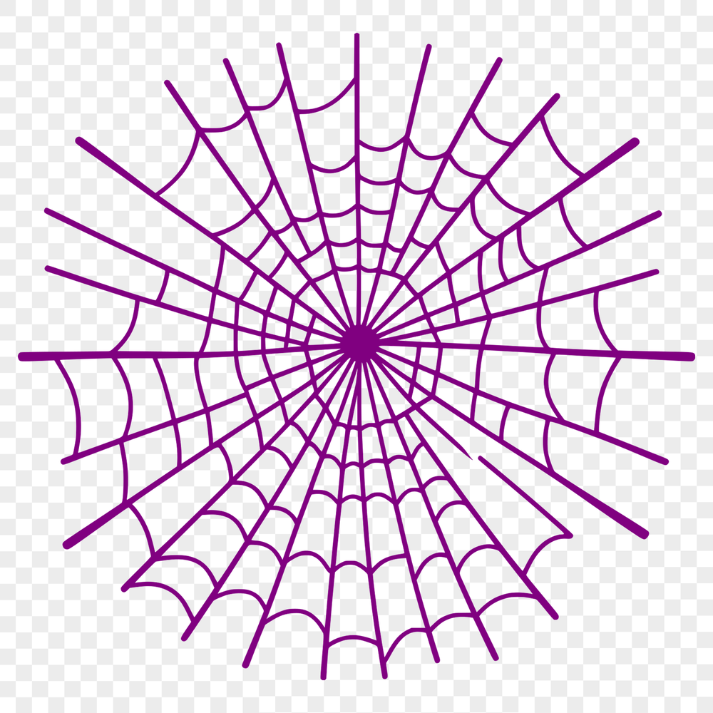 Geometric Web Design A geometric representation of a spider web, created as a scalable vector graphic (SVG) design.