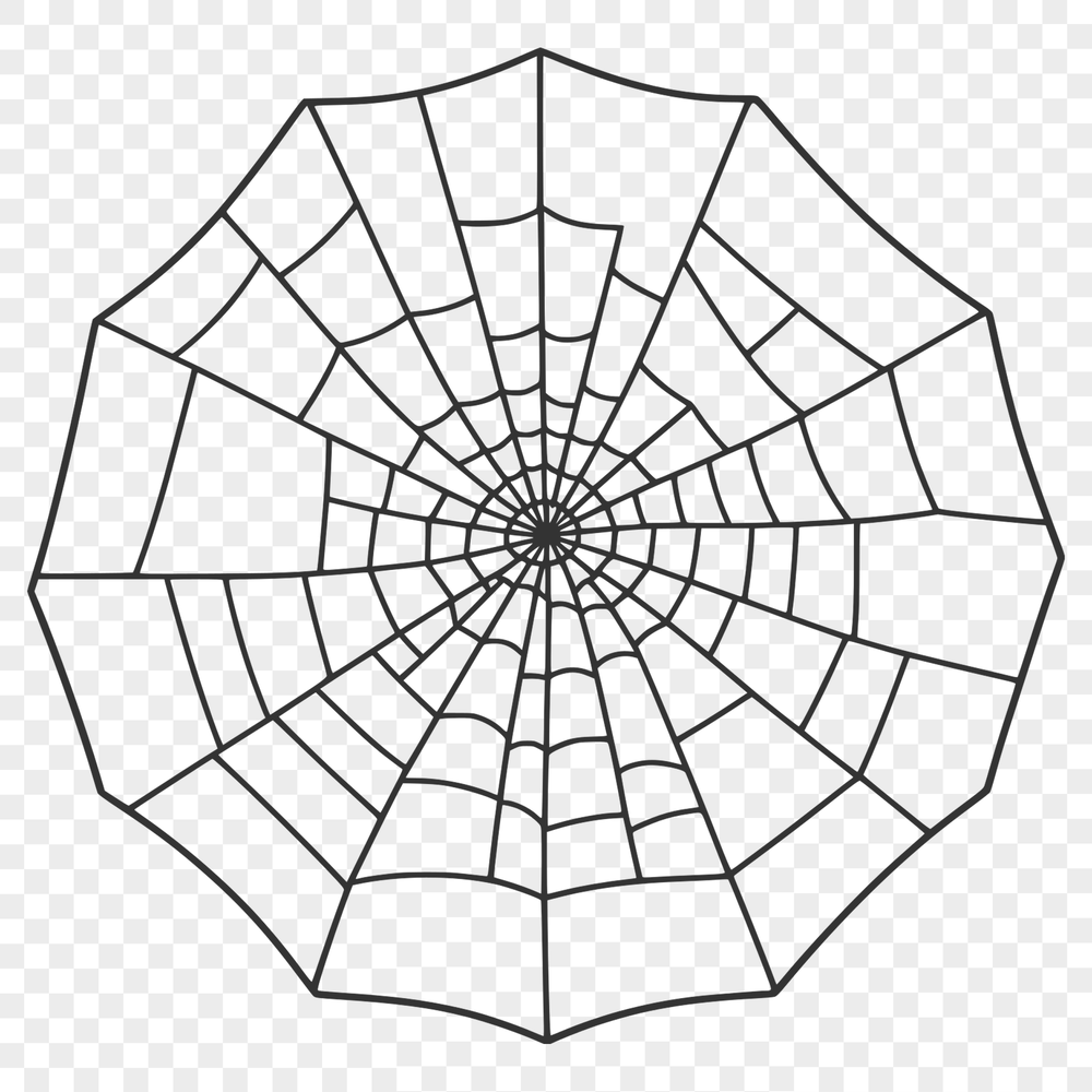 A delicate spider web design created as a vector graphic, suitable for various cutting machines.