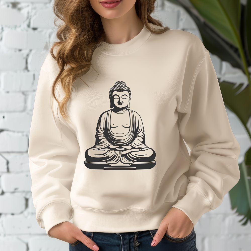 Buddhist Iconography Illustration A high-quality vector illustration of the Buddhist figure Buddha.