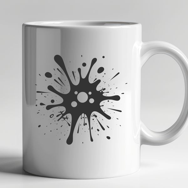 A stylized splat illustration A stylized illustration of a splat shape, suitable for vector art projects.