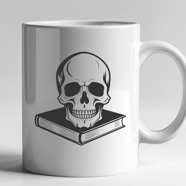 Gothic Inspired Skull Graphics A detailed illustration of a Gothic-inspired skull design, suitable for use in various digital applications.