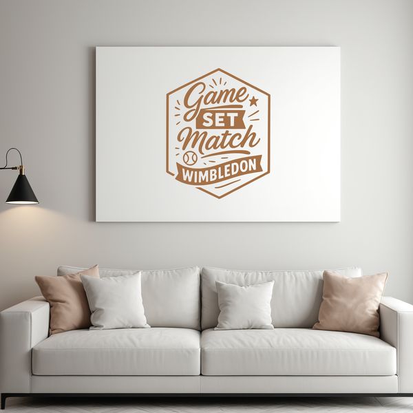 Simple Tennis Quotes SVG Design A vector graphic quote about tennis with clean and simple lines.