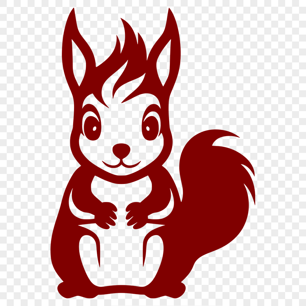 Free Creative Squirrel Printable Artwork