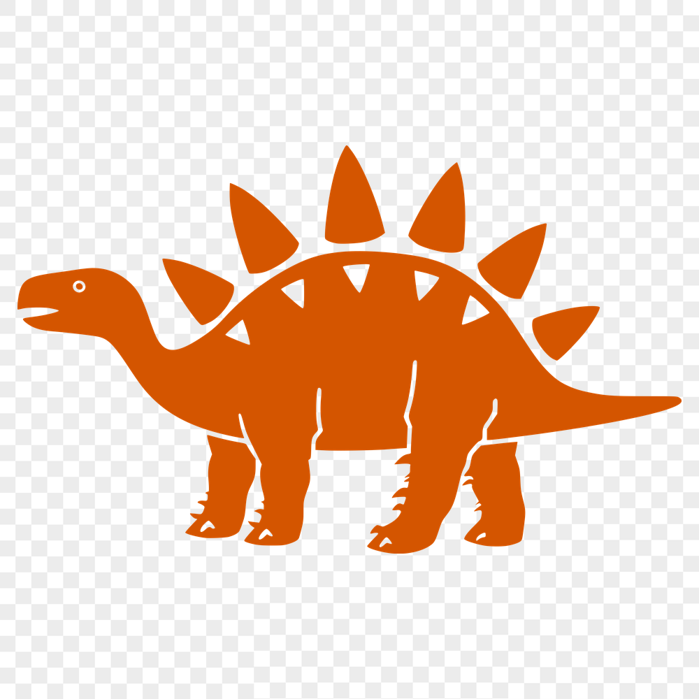 Stegosaurus SVG, PNG, PDF And DXF Files