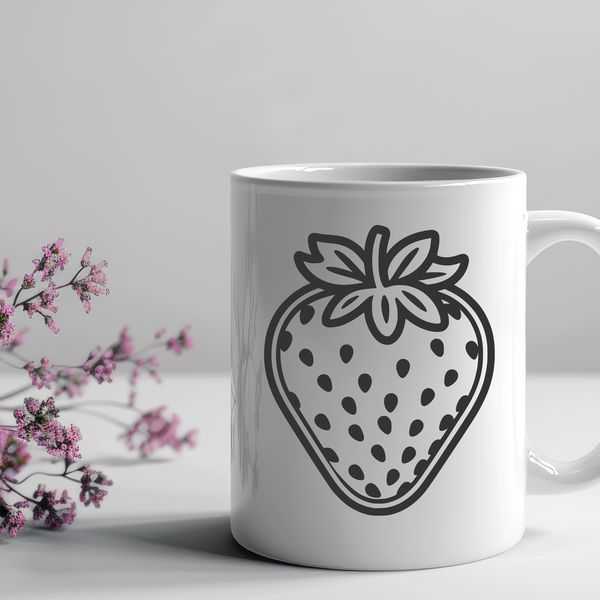 Free Vector Strawberry Graphics A high-quality digital illustration of a strawberry in vector format.