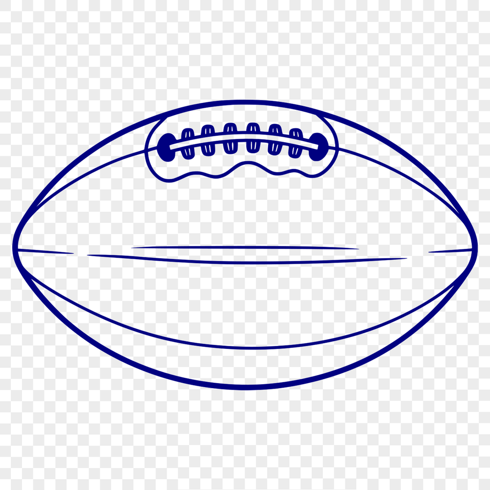 Football Icon in Vector Design An illustration of a football in the style of vector graphics, featuring an American football with detailed design.