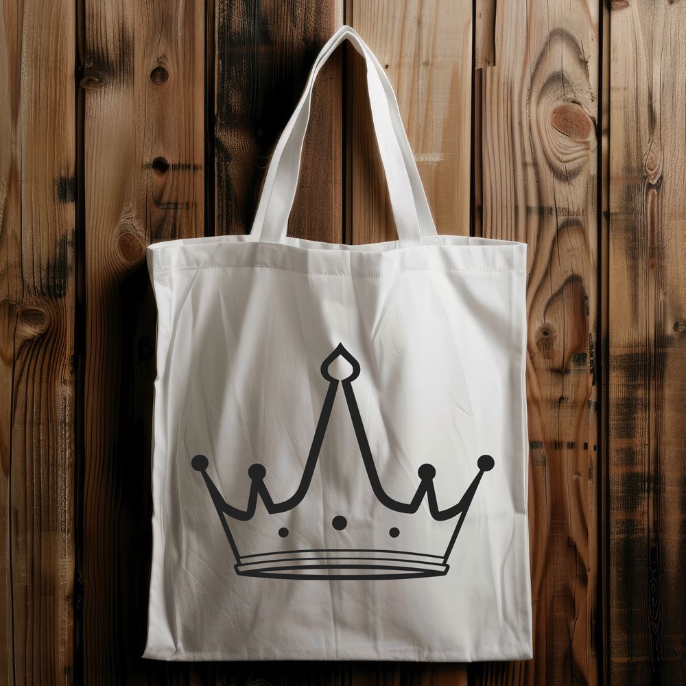 Vector Crown Design for Craft Projects A digital crown design suitable for vector art projects.